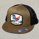 EL VIEJON Gallo Coyote/Black Flat Visor Cap , Coyote