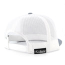 EL VIEJON Gallo Heather/White Flat Visor Cap , Heather Grey