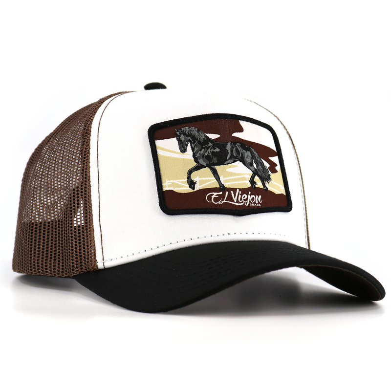 EL VIEJON Frison Black AVC Cap, Brown