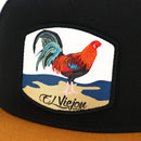 EL VIEJON Gallo Caramel/Black Flat Visor Hat