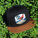 EL VIEJON Gallo Caramel/Black Flat Visor Hat