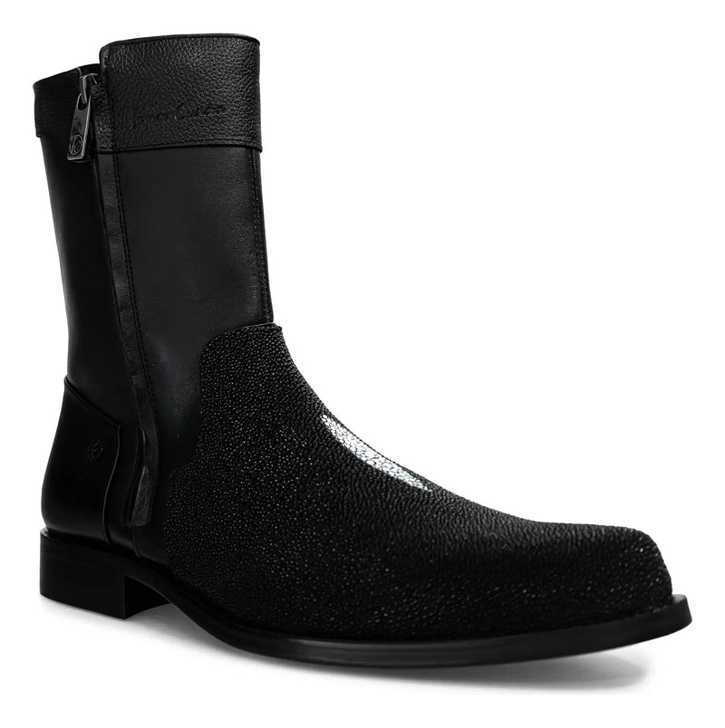 CUADRA Men's Genuine Stingray Zipper Round Toe Western Boot 836MTTS