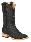 EL GENERAL Men's Genuine Leather Monster Fish Pirarucu Western Boots