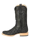 EL GENERAL Men's Genuine Leather Monster Fish Pirarucu Western Boots