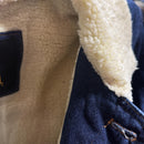 EL GENERAL Men's Sherpa Denim Jacket, Blue
