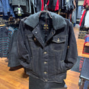 EL GENERAL Men's Sherpa Denim Jacket, Black