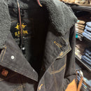 EL GENERAL Men's Sherpa Denim Jacket, Black