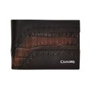 Cuadra Men's Brown Caiman Woven Wallet DU483