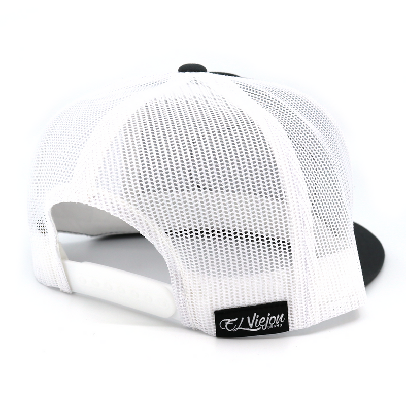 EL VIEJON Semental Flat Visor Cap, Charcoal