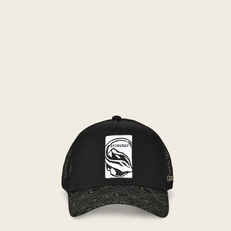 Gorra CUADRA para hombre con cierre a presión y parche de raya bordado CC108