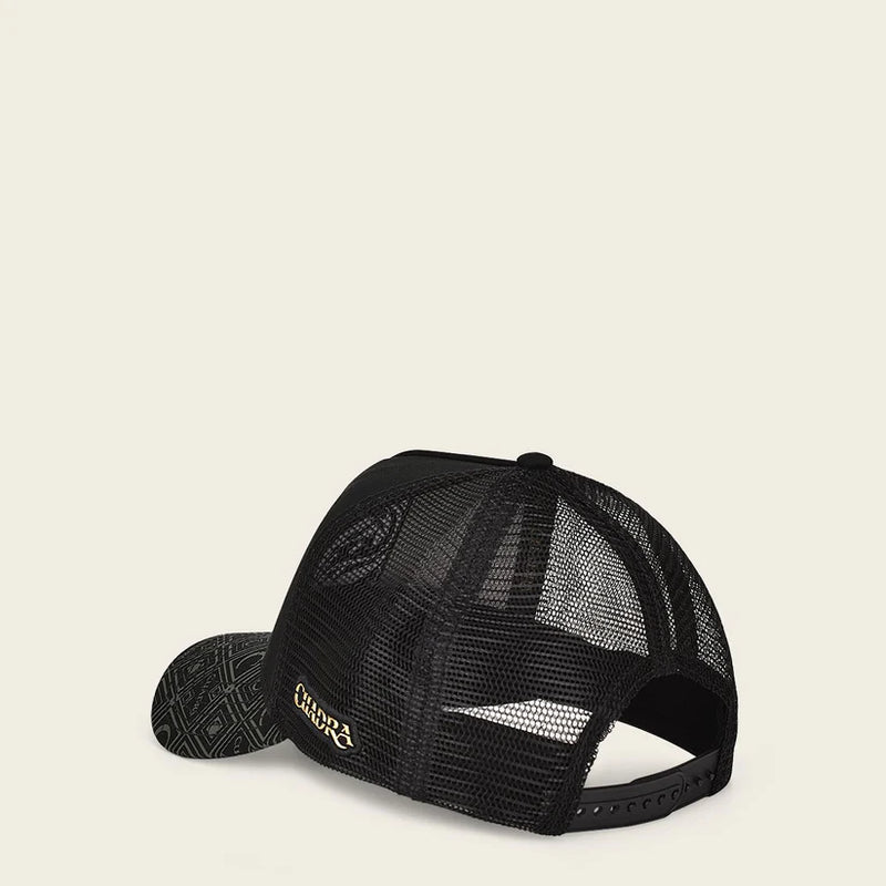 Gorra CUADRA para hombre con cierre a presión y parche de raya bordado CC108