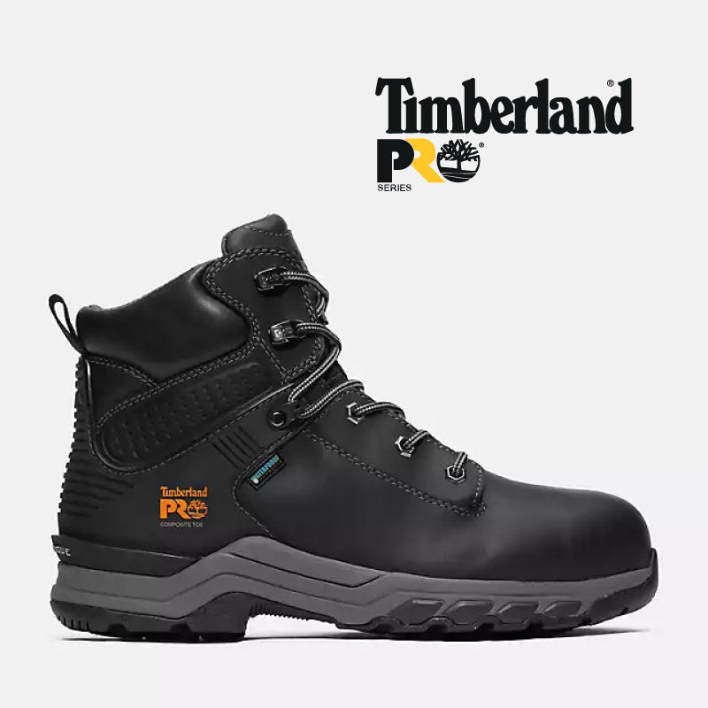 TIMBERLAND PRO MEN'S Hypercharge 6 Inch Waterproof Composite toe Work Boot TB0A1RU5