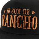 EL VIEJON Men's Yo soy de Rancho Flat Visor Cap, Brown