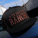 EL VIEJON Men's Yo soy de Rancho Flat Visor Cap, Brown