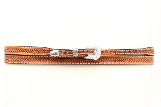 Cinta para sombrero de cuero genuino M&amp;F 1/2 0234648