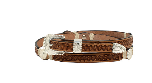 Cinta para sombrero de cuero con sello ARIAT 0278648
