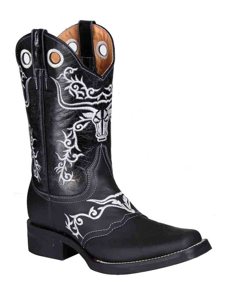 EL GENERAL Men's Rodeo Squared Toe Western Boot 34313
