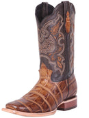 EL GENERAL Men's Rodeo Printed Caiman Belly Imitation Western Boot 41794