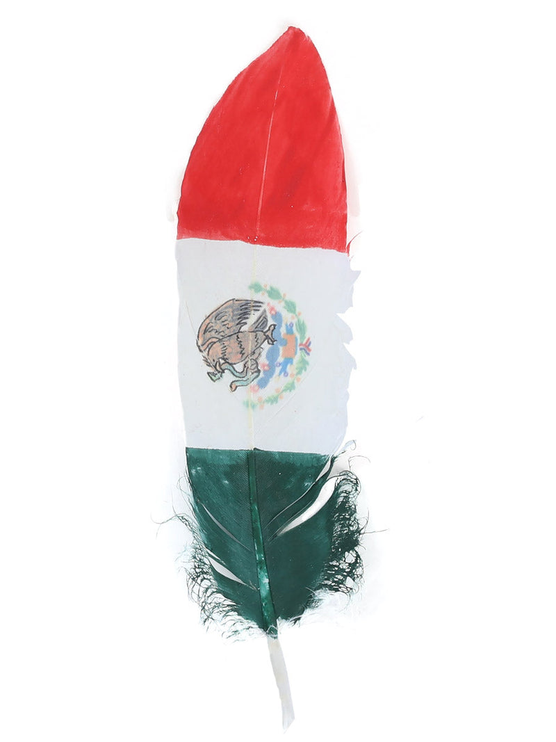 EL GENERAL Hat Feather Mexico Flag 42037