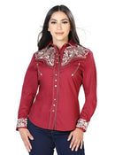 EL SEÑOR DE LOS CIELOS Women's Blusa Vaquera L/S 043613