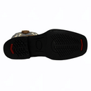 Bota vaquera de rodeo con bordado de cabeza de toro para hombre EL GENERAL 51113