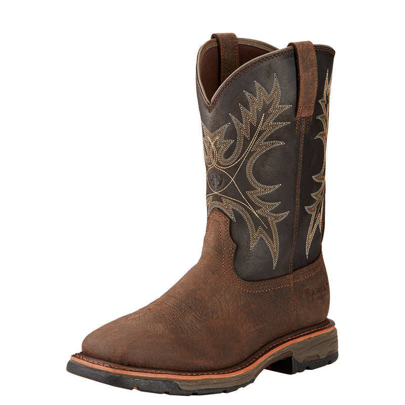 ARIAT Men's Workhog Waterproof 11 Inch Work Boot 10017436