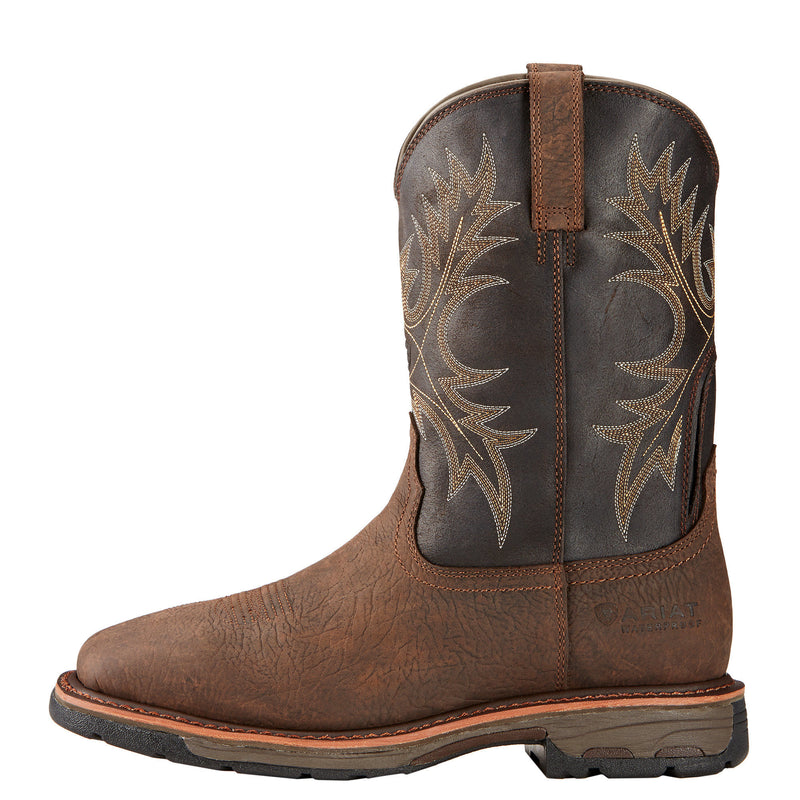 ARIAT Men's Workhog Waterproof 11 Inch Work Boot 10017436