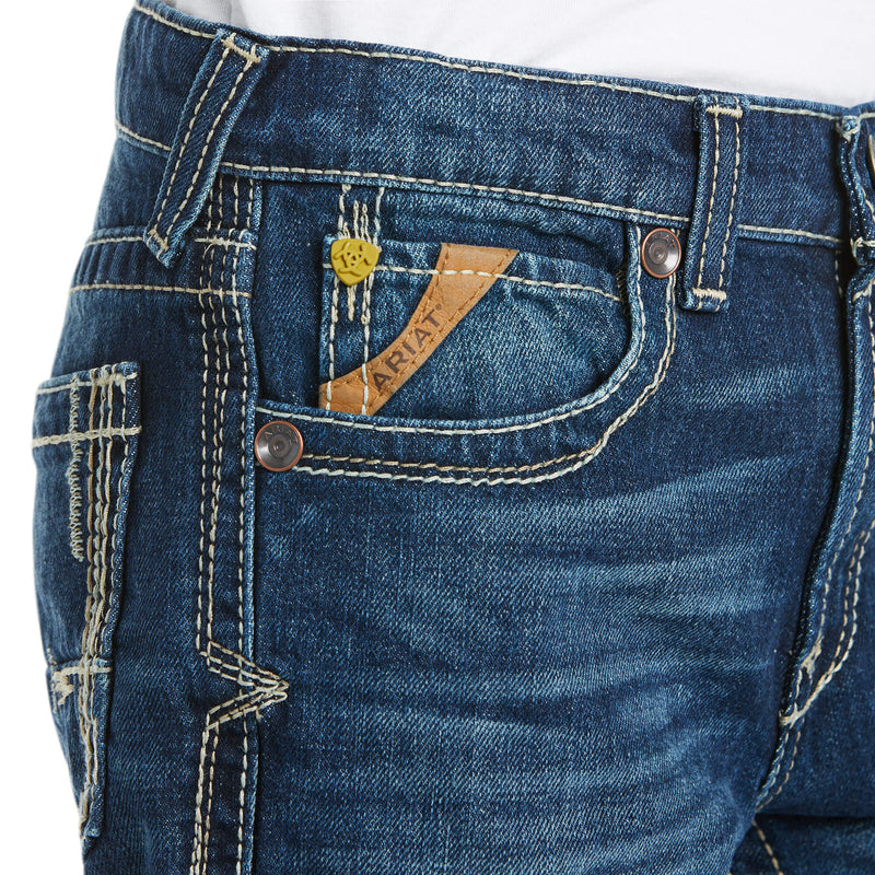 ARIAT Boy's B5 Slim Boundary Stackable Straight Leg Jean 10018338