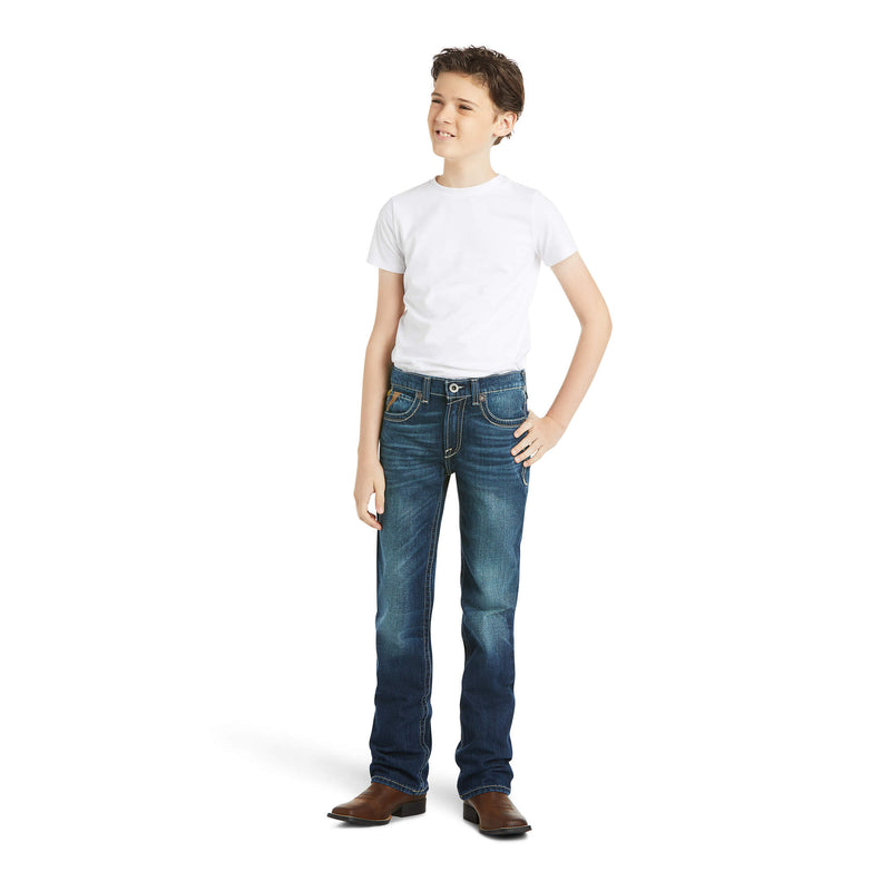 ARIAT Boy's B5 Slim Boundary Stackable Straight Leg Jean 10018338