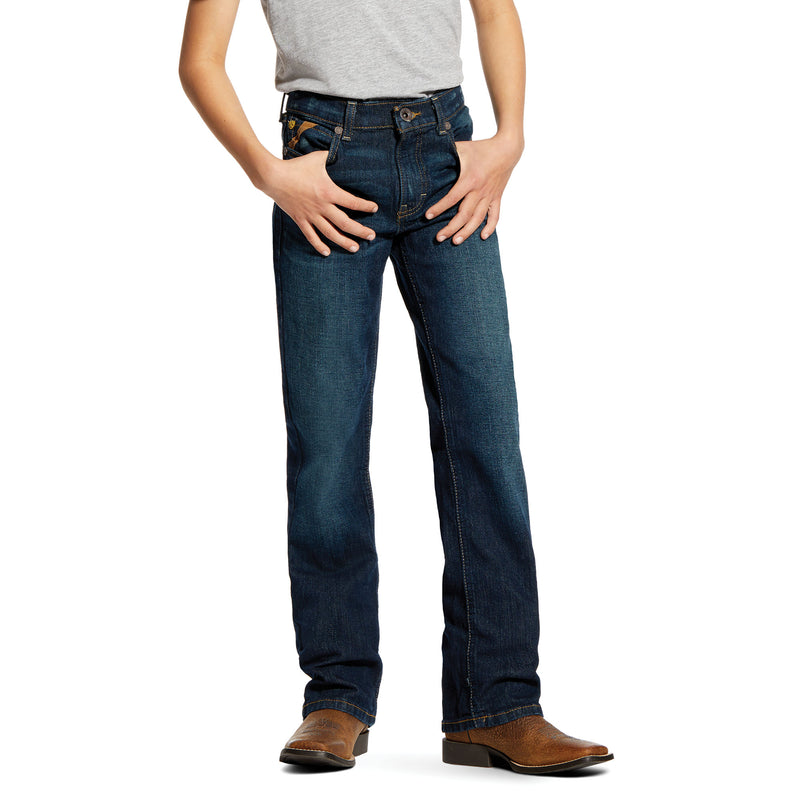 ARIAT Boy's B5 STR Legacy Straight JN Durham 10023450