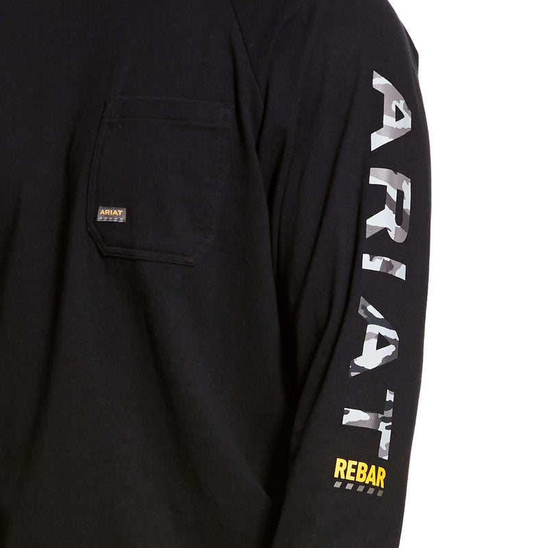 ARIAT Men's Rebar Cotton Strong Graphic L/S  T-Shirt 10027903