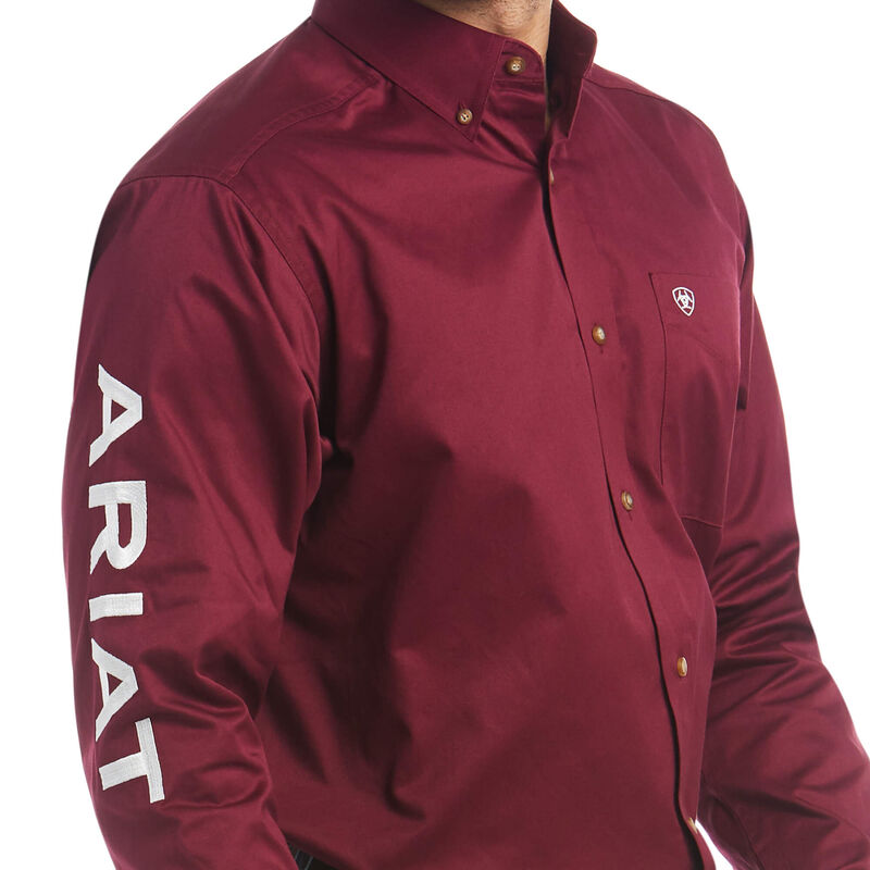 ARIAT Men's Team Logo Twill Classic Fit Shirt 10027995