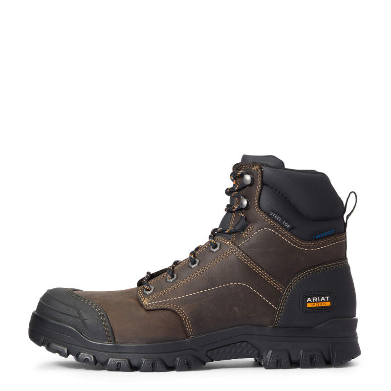 ARIAT Men's Treadfast 6 Inch Waterproof Steel Toe Work Boot 10034673