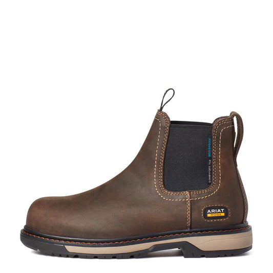 ARIAT Women's Riveter Chelsea CSA Waterproof  Puncture Resistant Composite Toe Work Boot 10035772