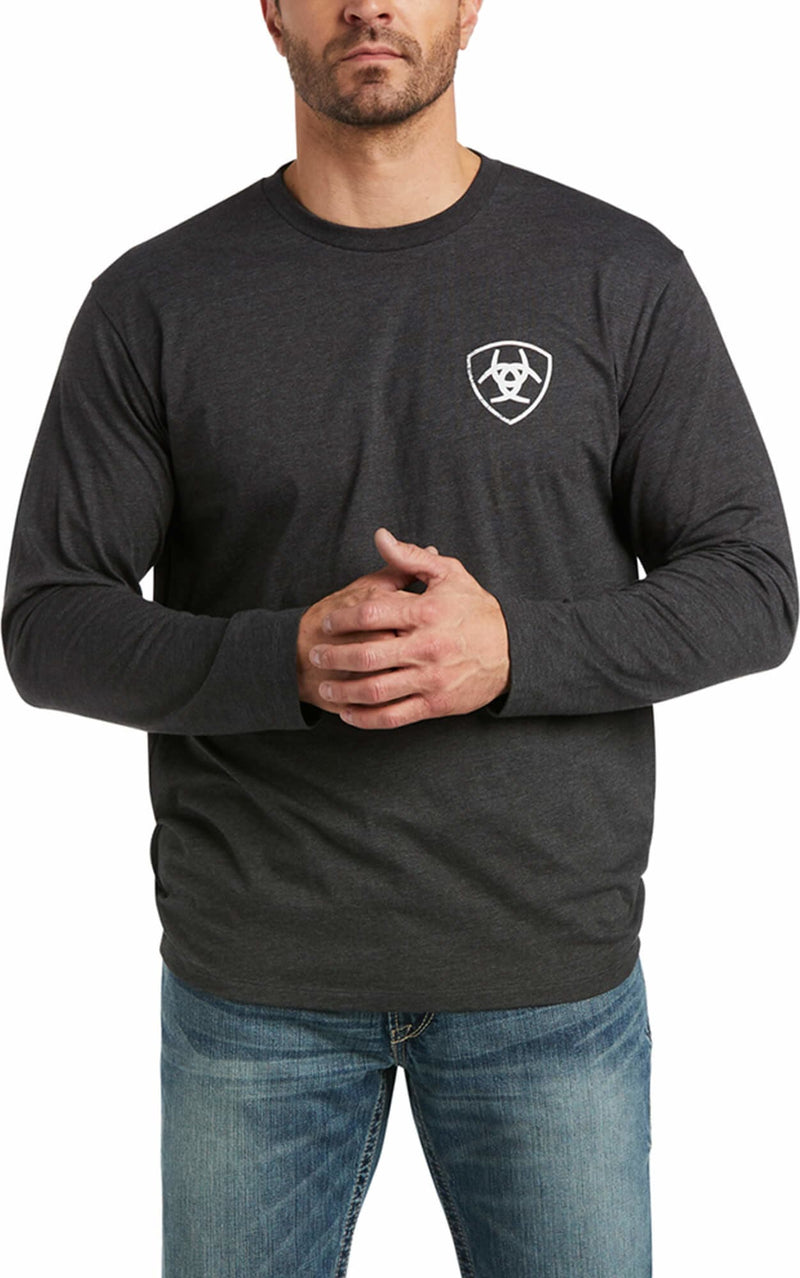 ARIAT Men's Flg Grasscle LS T-Shirt 10038191