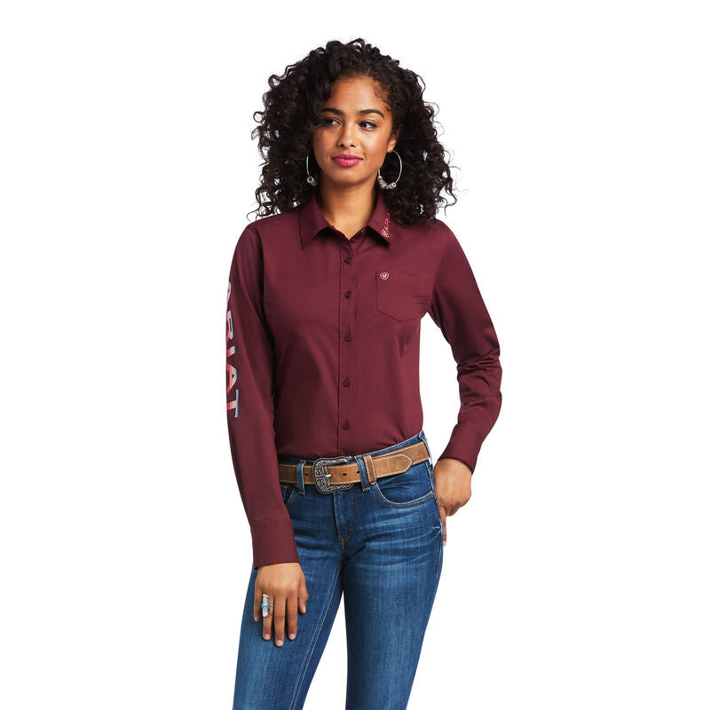 ARIAT Women's Team Kirby STR L/S Shirt 10039458