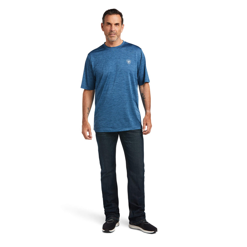 ARIAT Men's Charger Vertical Flag SS 10039551