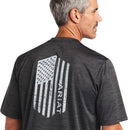 ARIAT Men's Charger Vertical Flag SS Tee 10039553
