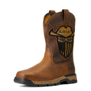 Bota de trabajo ARIAT Rebar Flex West Venttek con punta cuadrada para hombre 10040436 