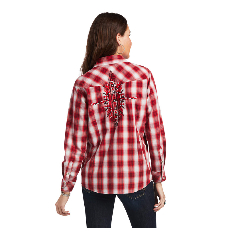 ARIAT Women's Real Ruby Snap LS Shirt 10040624
