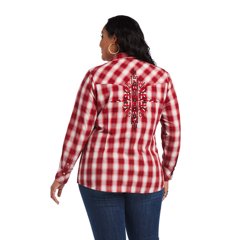 ARIAT Women's Real Ruby Snap LS Shirt 10040624