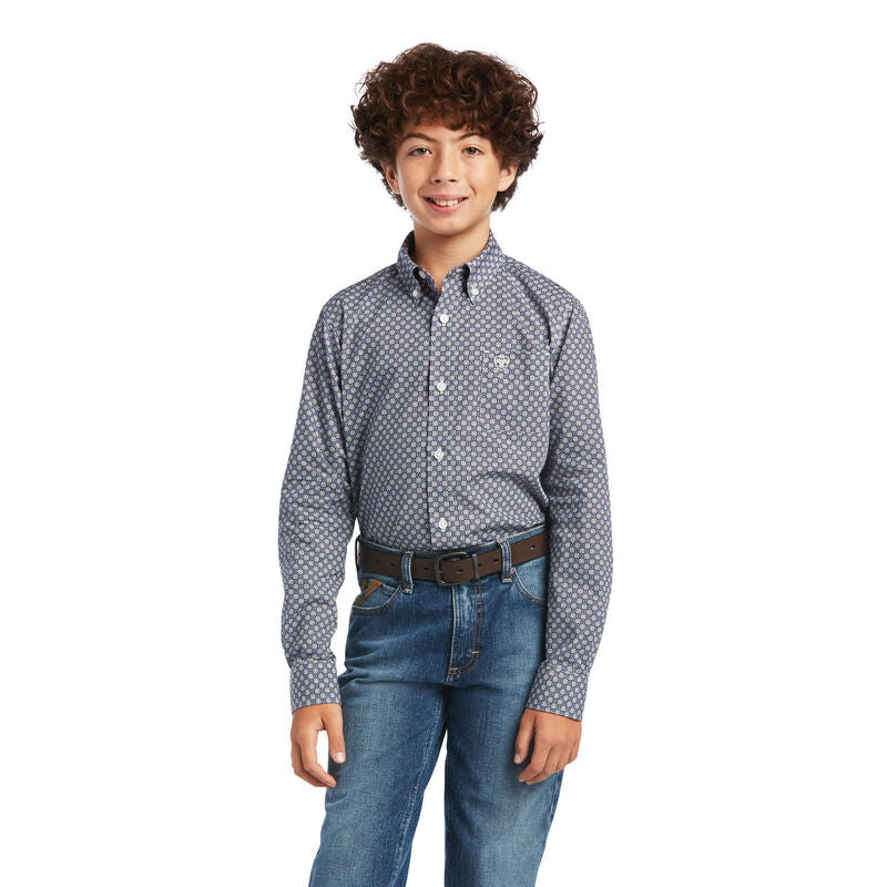 ARIAT Boy's Bo Classic LS Shirt 10040732