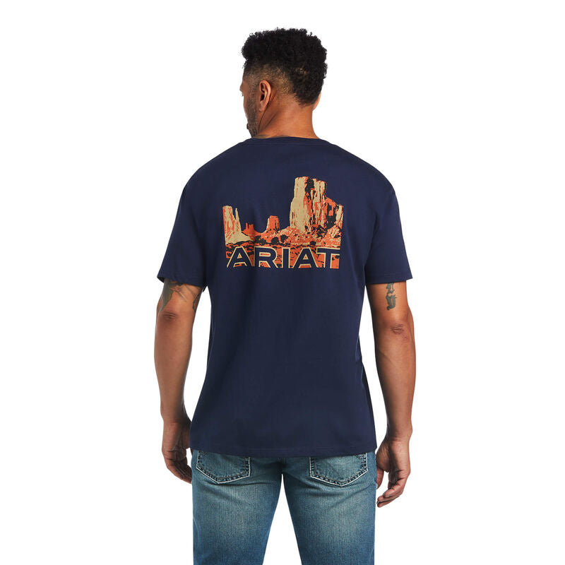 ARIAT Men's Mon Sunset SS T-Shirt 10040877