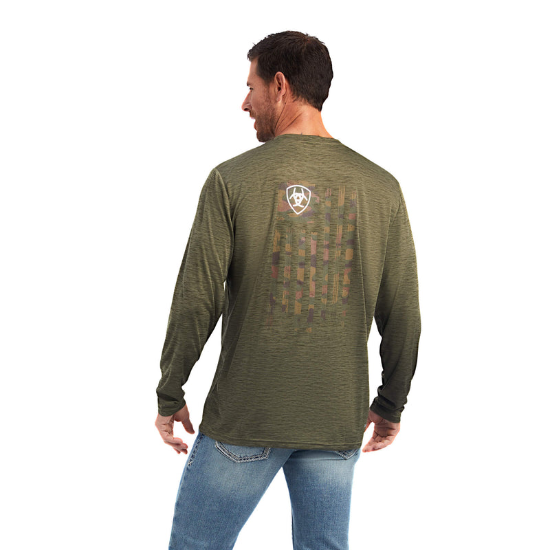 ARIAT Men's Charger Logo LS T-Shirt 10040993