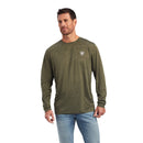 ARIAT Men's Charger Logo LS T-Shirt 10040993