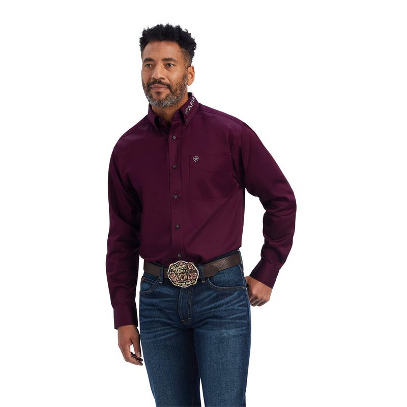 ARIAT Men's Team Logo Twill Classic Fit Shirt 10041530