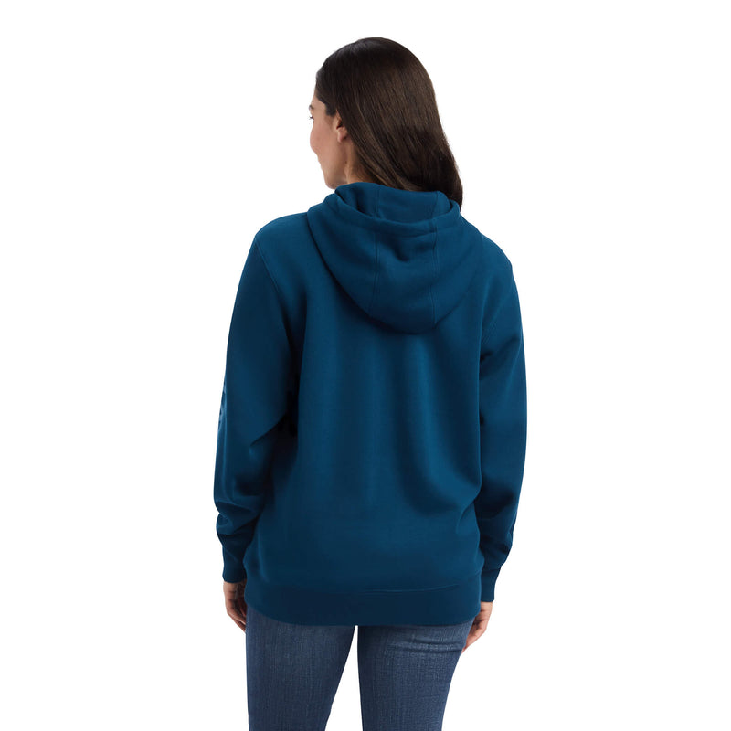 ARIAT Women's Real Classic Arm Logo Hoodie 10041635