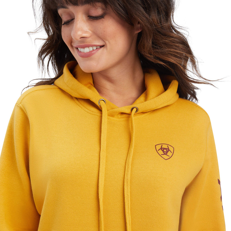 ARIAT Women's REAL Classic Arm Logo Hoodie 10041636