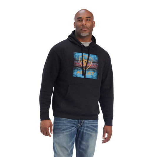 Sudadera con bloque de sarape para hombre de ARIAT 10041711 