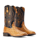 ARIAT Men's Dagger Ostrich Pattern Western Boot 10042474